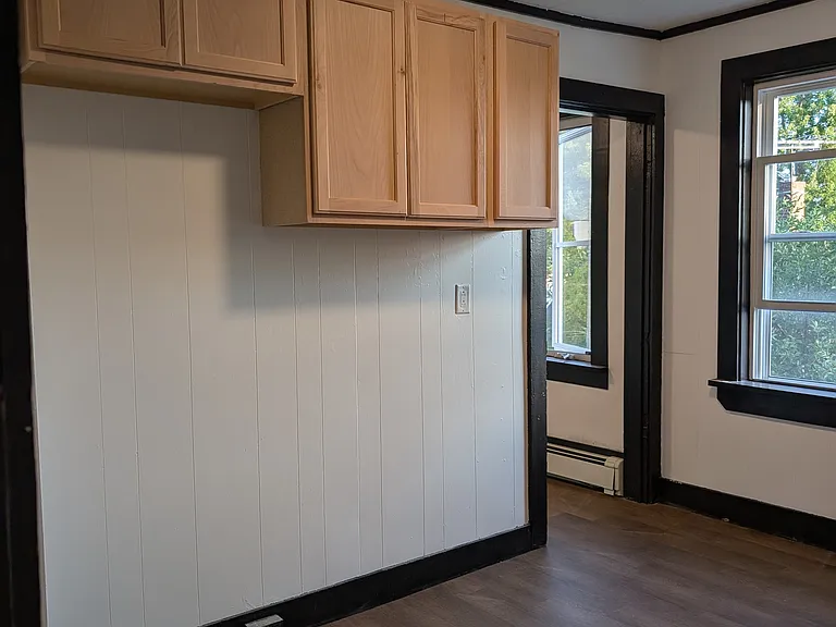 Kitchen view facing dining room.