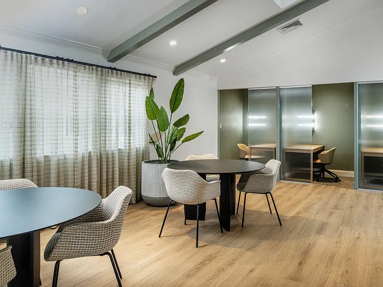 Resident lounge with co-working space