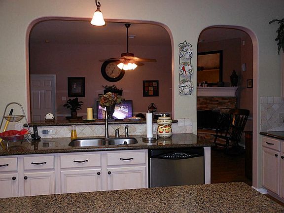 View From Kitchen Overlooking Living Area