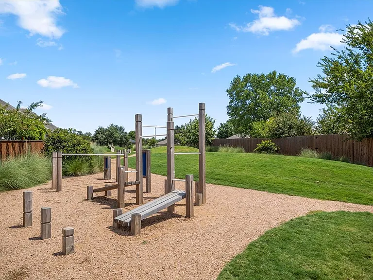Community park for the neighborhood. Right across the street from the house.