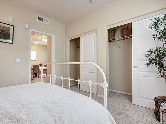 Multiple Closets in this bedroom make getting dressed in the morning a breeze