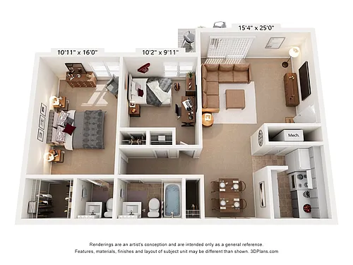 Floor plan Oak