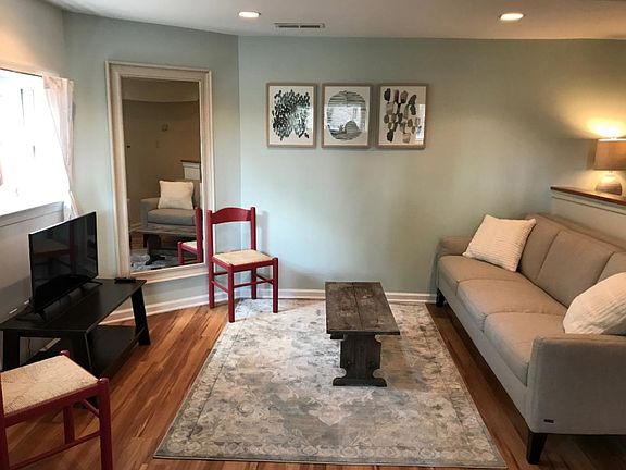 Wonderfully cozy sitting area.