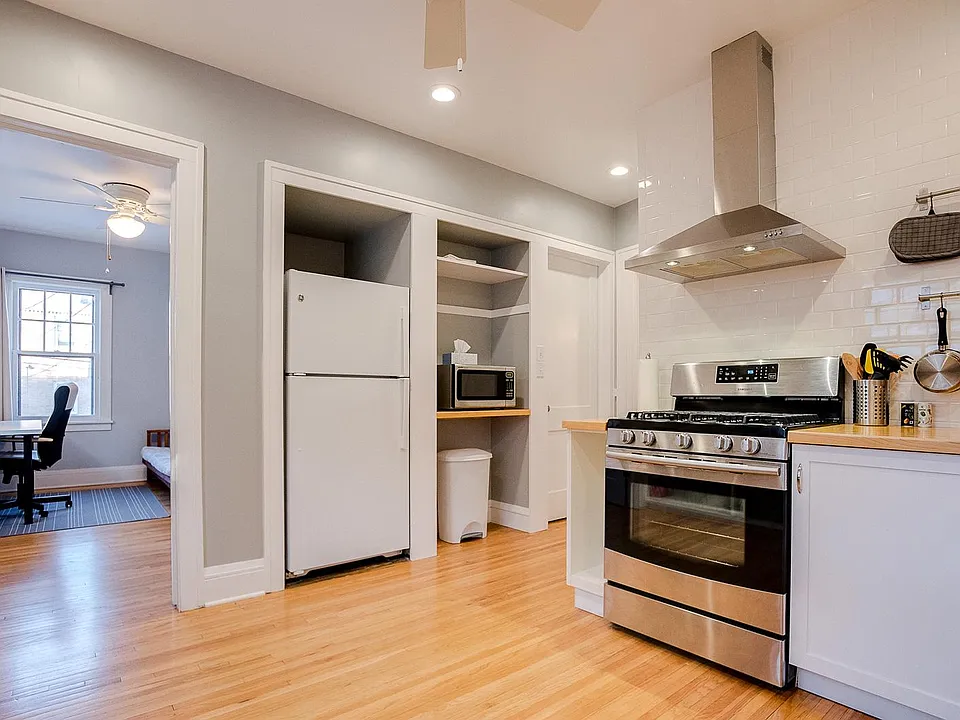 Bright, spacious and very welcoming kitchen.