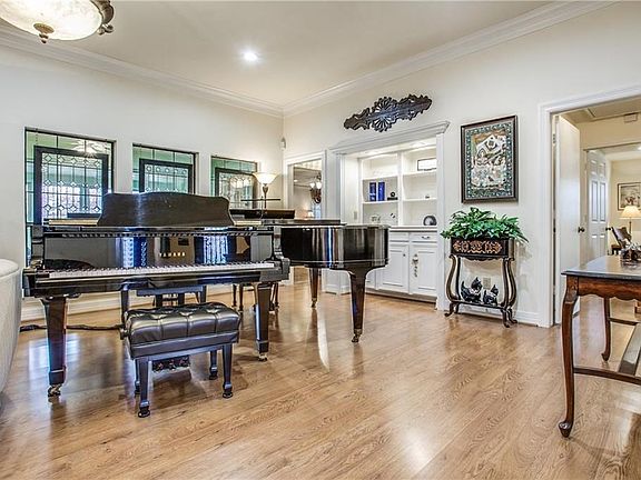 Custom made built-ins complete this wonderful family room.