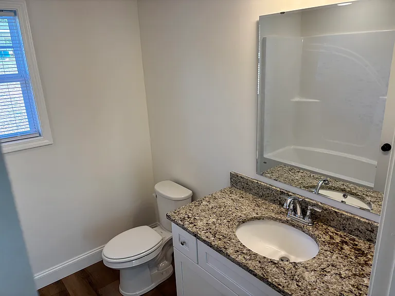 guest bathroom tub shower combo