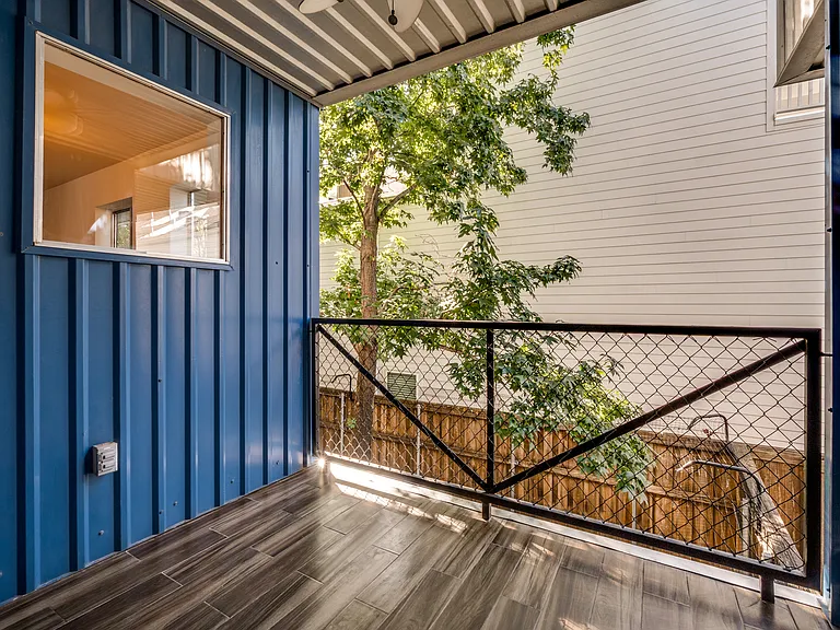 Balcony off of living area