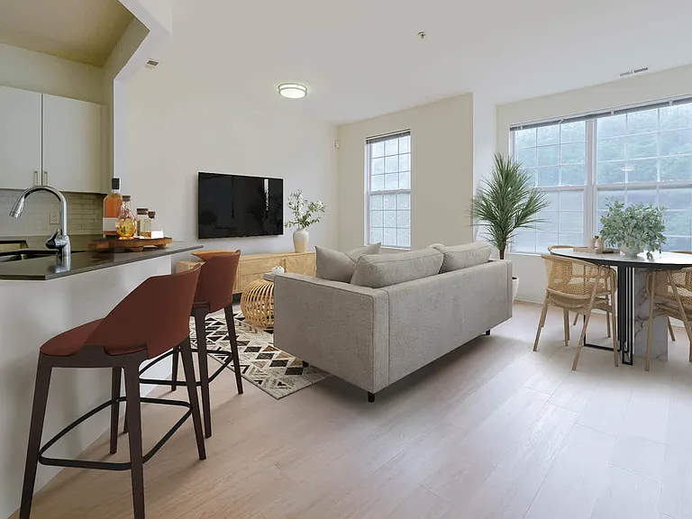Living Room with Hard Surface Flooring