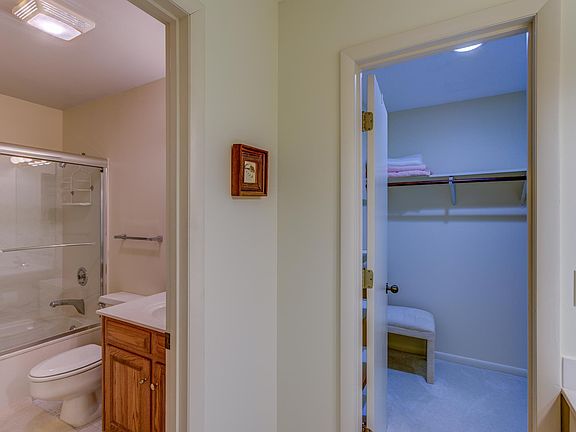 Master bath and walk -in closet