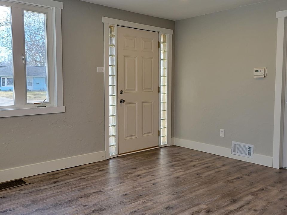 Living room and front door
