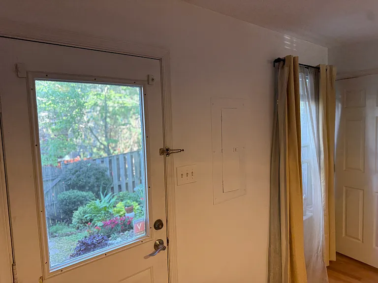 Natural light, 2 windows in living area.