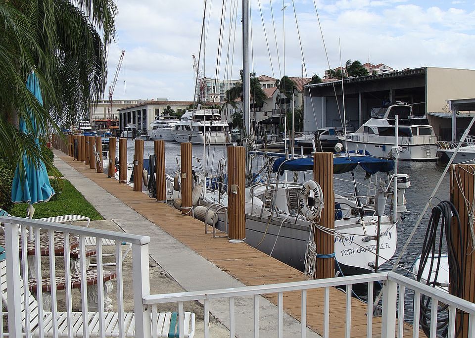 backyard dock area