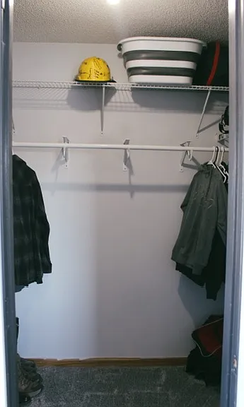 Master walk-in closet