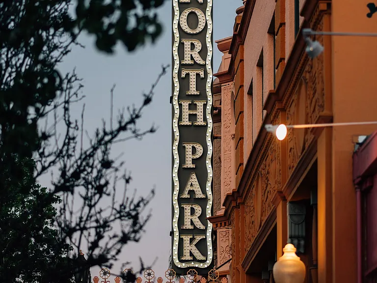 North Park Building Signage
