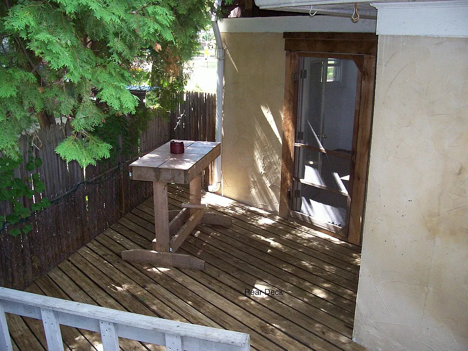 Private Rear Deck
