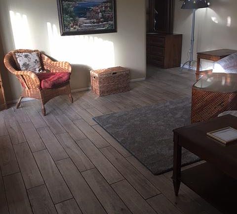 Living area from foyer