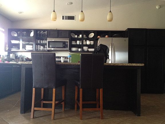 Kitchen and 8' island