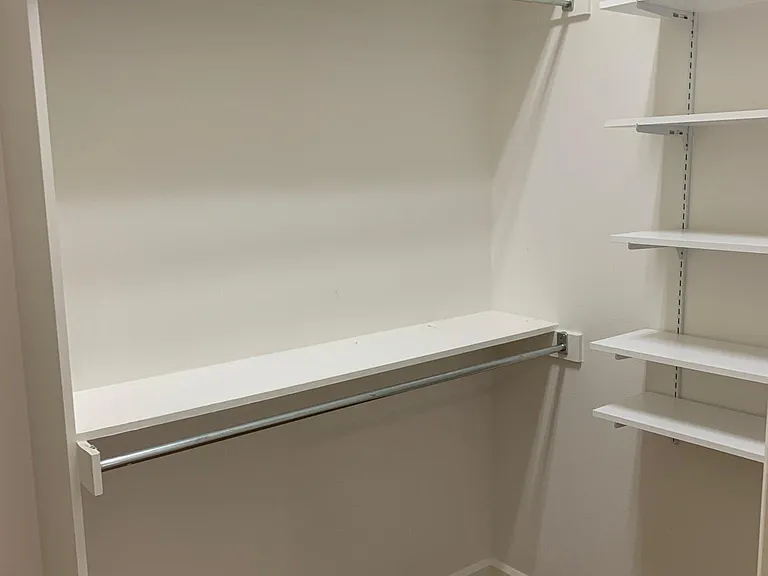 Walk in closets throughout
