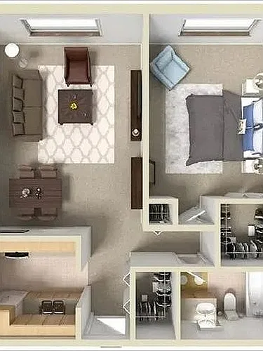 Floor plan A1 1X1