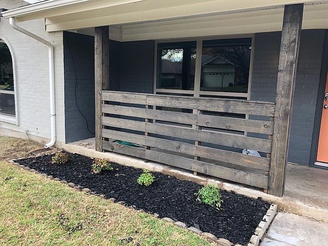 nice updated front porch