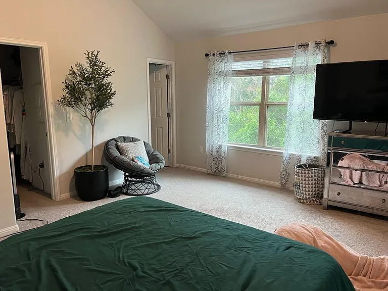 Master pictured with king size bed