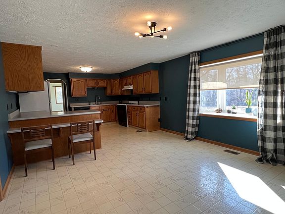 Dining room and kitchen