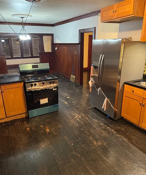 Kitchen sorry new appliances still have film on them