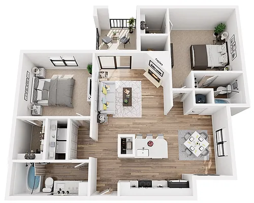 Floor plan B2P