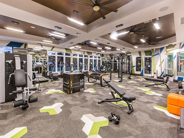 State-of-the-art fitness center offer everything you need to work out without leaving home.