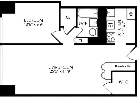 2nd image of 155 W 68th St APT 1709