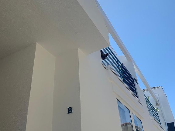 Outdoor private balcony