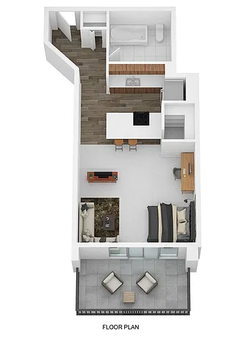 Floor plan Studio Apartment