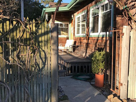 Front entrance and deck