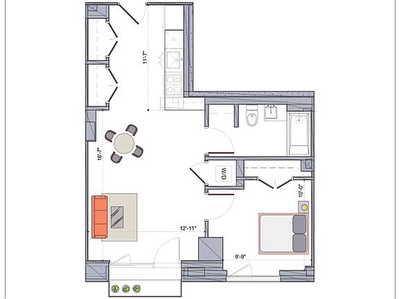 2nd image of 44-41 Purves St #912A