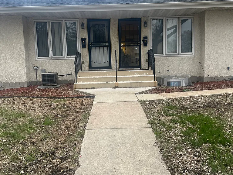 Unit on the left, closest to the corner, is for rent