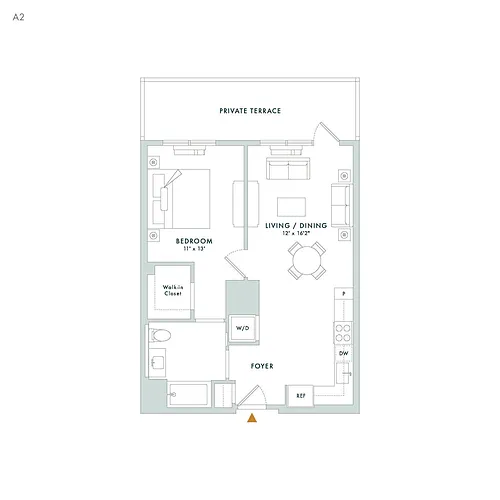 Floor plan A2 - Terrace