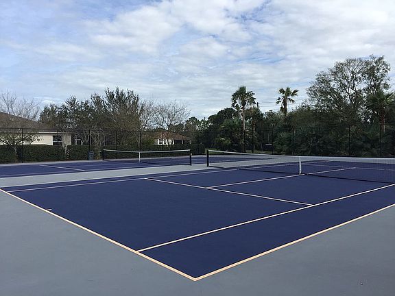 Two tennis courts