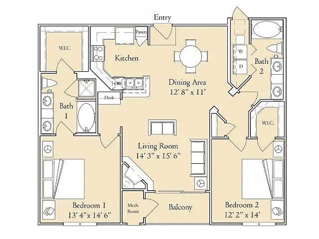 Floor plan 2 - Oleander
