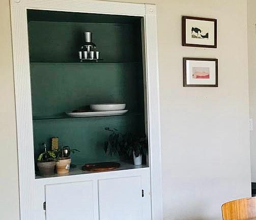 Dining room built-in storage