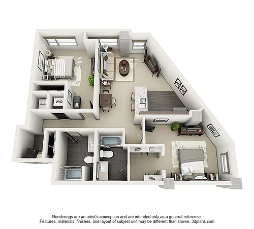 Floor plan B3