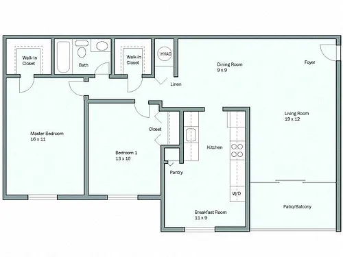 Floor plan Devonshire