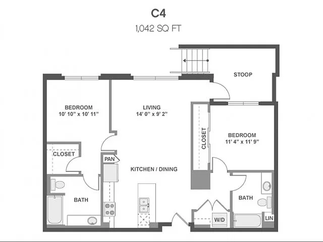 Floor plan C4