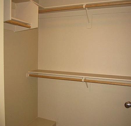 Master bedroom walk-in closet