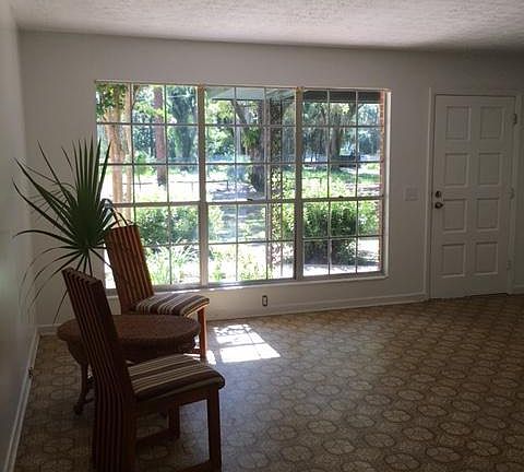 The view out from main room.