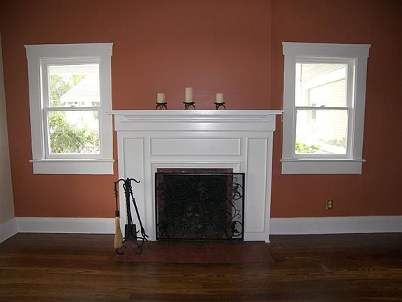 Fireplace in living room