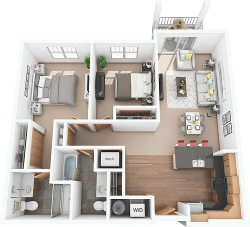 Floor plan Gypsum