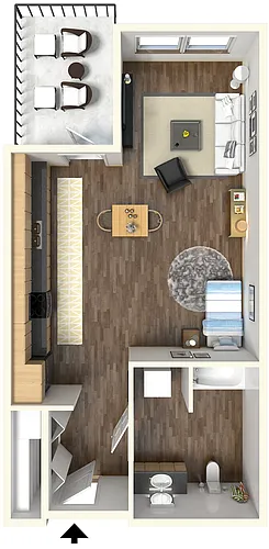 Floor plan Studio