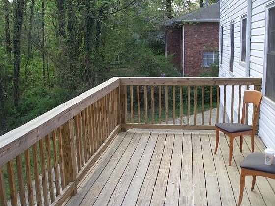 Big Deck in Rear