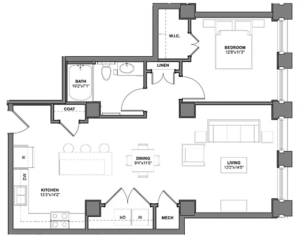 Floor plan I-KK6