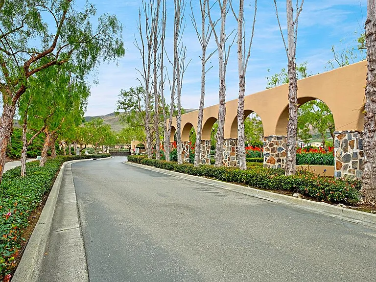 Entry to the Gated Community where the home is located
